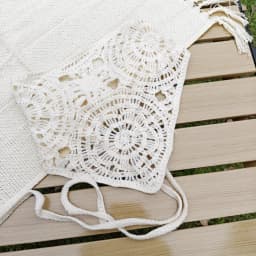 Hollow Crochet Headband for Women, 1 Piece Bohemian Triangle Headband, Adjustable Non-Slip Headband, Vintage Hair Scarf, Knitted Headband for Tying Back Hair, Black Beige Khaki