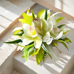 Simulated Orchid Hair Clip Bohemian Beach Resort Side Hair Clip Photo Atmosphere Butterfly Orchid Hair Accessories