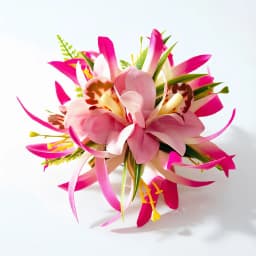 Simulated Orchid Hair Clip Bohemian Beach Resort Side Hair Clip Photo Atmosphere Butterfly Orchid Hair Accessories