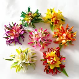 Simulated Orchid Hair Clip Bohemian Beach Resort Side Hair Clip Photo Atmosphere Butterfly Orchid Hair Accessories
