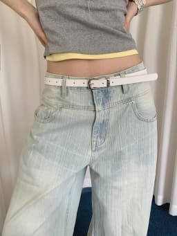 Korean Style Thin WaistBelt For Women Niche Minimalist Belt For Skirts And Jeans Decorative Waist-Cinching Leather Belt