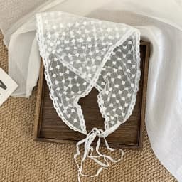Lace Scarf Multifunctional French Headband Hair Band Triangle Shawl Waist Belt Corset Rustic Spring Style Soft Premium for Women