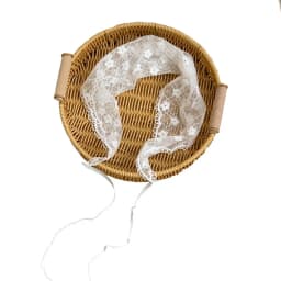 Lace Scarf Multifunctional French Headband Hair Band Triangle Shawl Waist Belt Corset Rustic Spring Style Soft Premium for Women