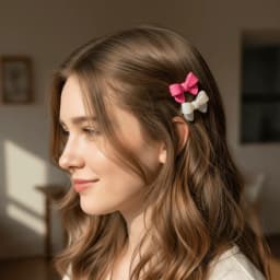 Hair Accessories Korean Style Acetate Hairpin Cute Bow No Slip Bow Tie Duckbill Clip Light Luxury Hair Bangs Clip Women