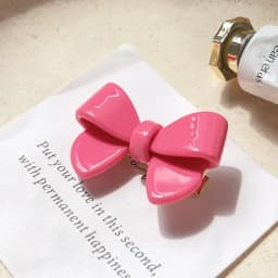 Hair Accessories Korean Style Acetate Hairpin Cute Bow No Slip Bow Tie Duckbill Clip Light Luxury Hair Bangs Clip Women