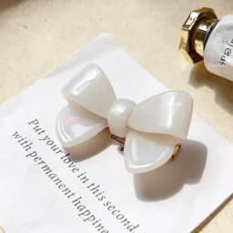 Hair Accessories Korean Style Acetate Hairpin Cute Bow No Slip Bow Tie Duckbill Clip Light Luxury Hair Bangs Clip Women