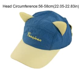 Fashion Cat Ear Sunglasses Pilot Hats Quick-drying Color Matching Baseball Cap Breathable Sun Protection Sunshade Hat Unisex