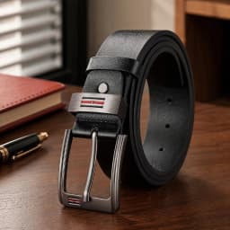 New Men's Belt High Quality Buckle Jeans PU Casual Belts Business Cowboy Waistband Male Fashion Designer Men Belt