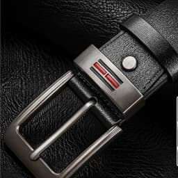 New Men's Belt High Quality Buckle Jeans PU Casual Belts Business Cowboy Waistband Male Fashion Designer Men Belt