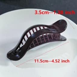 Elegant Strong Hold Acrylic Hair Claw Clips For Women Girls Non-Slip Ponytail Holder Hair Clamps for Updos & Half-Up Hairstyles