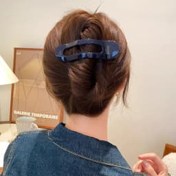 Elegant Strong Hold Acrylic Hair Claw Clips For Women Girls Non-Slip Ponytail Holder Hair Clamps for Updos & Half-Up Hairstyles