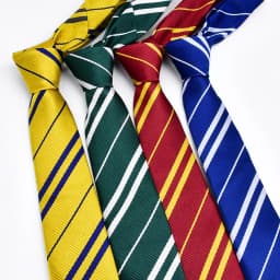 4colors Tie Magic School Business Narrow Striped Tie Halloween Cosplay Necktie Access Themed Party Costume Props 145cm Boy Girl