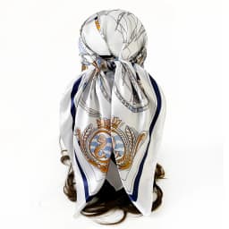 90*90cm Women Square Silk Scarf Luxury Brand Bandana Large Hijab Shawl Neckerchief Print Headband Female Foulard Wraps Scarves
