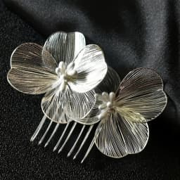 Handmade Alloy Flower Headdress Women's Hair Accessories Fashion Bridal Wedding Hair Comb Women's party HairClips Accessories