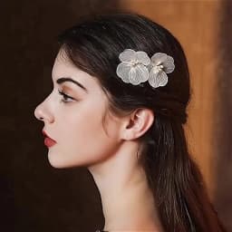 Handmade Alloy Flower Headdress Women's Hair Accessories Fashion Bridal Wedding Hair Comb Women's party HairClips Accessories