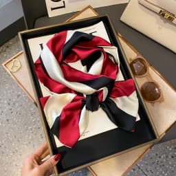 New Women Silk Feel Printed Design Scarf Shawl Fashion Luxury Long Narrow Small Silk Scarves Ladies Headband Headscarve