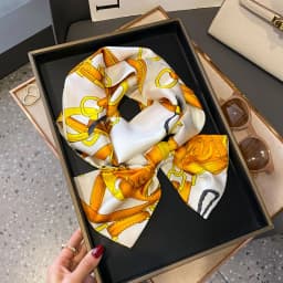 New Women Silk Feel Printed Design Scarf Shawl Fashion Luxury Long Narrow Small Silk Scarves Ladies Headband Headscarve
