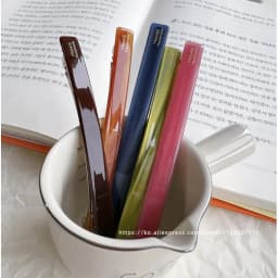 Short hair awkward transition hairpin ~ South Korea France retro one word clip spring clip, ponytail clip French half clip