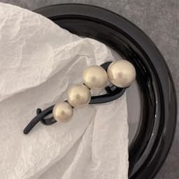 Elegant Pearls Twist Hair Clip for Women Long Hairs Holder Hairpin Barrette Sweet Hair Ornament Headband Fashion Hair Accessorie