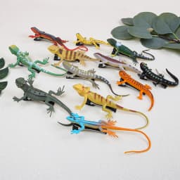 12pcs Cartoon Lizard Hair Clips Cute Simulated Lizard Hair Pins Set for Women Girls Cute Design Resin Hairpin for Party