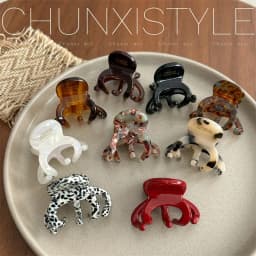 Trendy French Hair Claw Clips Acetate Retro High Ponytail Holders Elegant Crab Shark Clip for Women Girls
