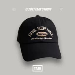 Men and Woman's Baseball Caps Adjustable Casual Embroidered 1989 New York American Cotton Sun Hats Unisex Solid Hats