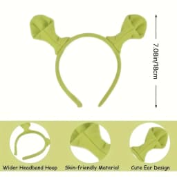6/12pcs, Monster Ears Headband Set - Suitable for Cosplay, Birthday, Party, Ceremony, Graduation Party, Easter Halloween Christm