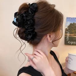 1PC Pleated Ponytail Grab Clip Fashion Hundred Hobbies Back of Head Plate Hair Shark Clip Advanced Feeling Top Clip Headdress