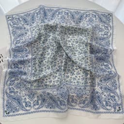 Luxury Printed Satin Square Scarves Women Floral Scarf Ealegant Hijab Neckerchief Decorations Hairbands Bandannas