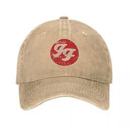 Music F-Foo F-Fighters Band Men Women Baseball Cap Logo Rock Concert Distressed Cotton Hats Vintage Outdoor Activities Headwear