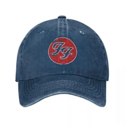 Music F-Foo F-Fighters Band Men Women Baseball Cap Logo Rock Concert Distressed Cotton Hats Vintage Outdoor Activities Headwear