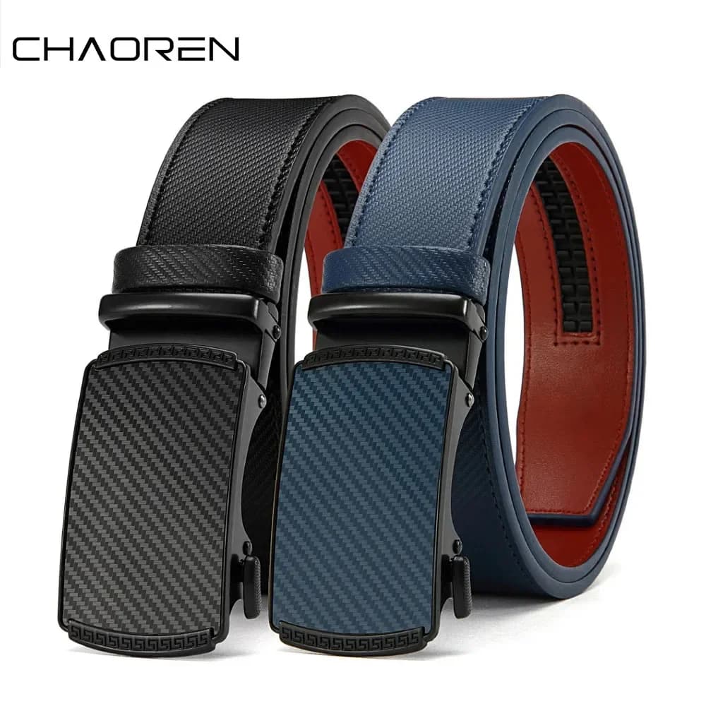 Men Belts High Quality Leather LONG Large Pin Buckle Metal Automatic Buckle High Quality Casual for Jeans Women Strap