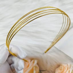 New Thin Gold Color Headbands Women Multilayer Alloy Hair Hoop Double Root Metal Hair Bands Hair Accessories Smooth Head Hoop