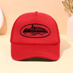 A trendy city scenery mesh dad hat | Adjustable breathable baseball cap | Unisex sun hat | Outdoor activities/daily wear/party a