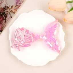 1PC Lovely Mermaid Princess Hairclip for Girl Shinying Starfish Hairpin Baby Kid Bang Decorative Clips Cartoon Colorful Headwear