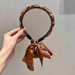 3Pcs Vintage-Inspired Chain & Ribbon Headbands for Women Elegant Hair Accessories Perfect for Braids & Updos Stylish Hair Decor