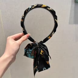 3Pcs Vintage-Inspired Chain & Ribbon Headbands for Women Elegant Hair Accessories Perfect for Braids & Updos Stylish Hair Decor