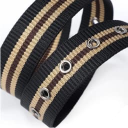 Men's Casual Canvas Belt - Pin Buckle Canvas Strap, Durable and Sturdy Trouser Belt