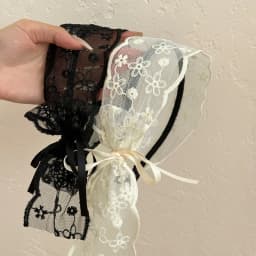 Headbands for Women Pastoral Style Wide Lace Hair Hoop Hairbands Lace Floral Bow Hair Bands Female Headwear Hair Accessories 1pc