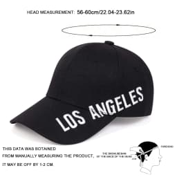 Unisex Los Angeles Letter Embroidery Baseball Caps Spring Autumn Outdoor Adjustable Casual Hats Sunscreen Hat Sports Cap