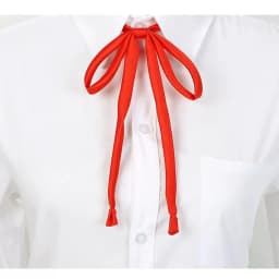 Simple Solid Color Neck Tie Thin Satin Bowtie Ribbon Knot Ladies Girl