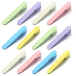 20 PCS Hair Clips for Styling Sectioning, 6 CM Matte Alligator Hair Clips Hair Barrettes No Crease Metal Hair Clip