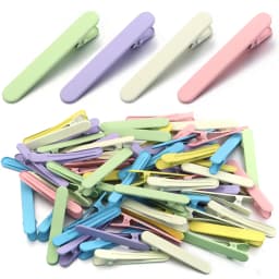 20 PCS Hair Clips for Styling Sectioning, 6 CM Matte Alligator Hair Clips Hair Barrettes No Crease Metal Hair Clip