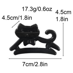 Korean Cute Cartoon Cat Acrylic Hair Claw Crab Hair Clip Shark Cat Barrettes Hairpin Headwear for Women Girl Hair Accessories