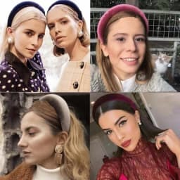 1pc Women's Fashion Hair Hoops Simple Solid Color Temperament Headband for Clothe Match Face Washing Daily Wear Hair Accessories