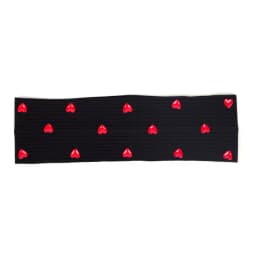 Women Colorful Heart Ribbed Headbands HairBands Casual Elastic Headwear Hair Accessories Ladies Girls Head Wraps Gift
