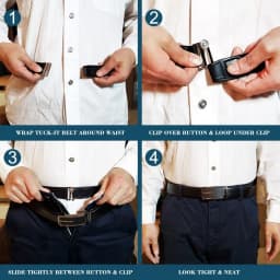Shirt Stay Belt Lock Belt for Men Women Keep Shirt Tucked In Adjustable Elastic Non-slip Wrinkle-Proof Shirt Holder Strap