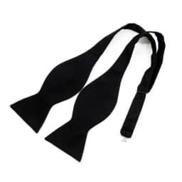 Gentleman Satin Adjustable Bowties high quality Self Solid Color Vintage Bow tie for banquet Classic Wedding Party