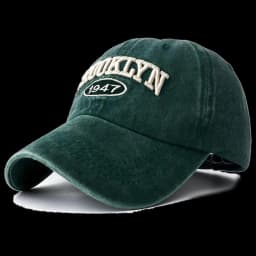 2025 High Quality Brooklyn Embroidery Snapback Hat for Men Vintage Black Green Washed Baseball Caps for Women Gorras Hombre
