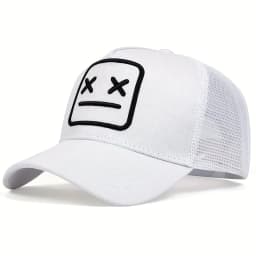 1piece Unisex XX Embroidery Baseball Net Caps Hip Hop Cap Spring and Summer Outdoor Adjustable Casual Hats Sunscreen Hat